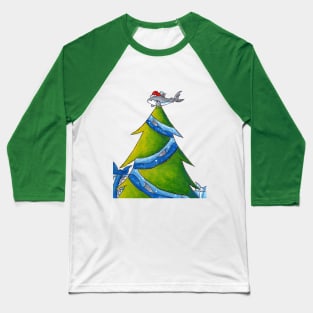 A Great White Christmas Baseball T-Shirt